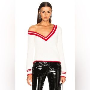 OFF WHITE virgil abloh assymetrical neck sweater size xs